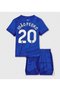 Chelsea Joao Pedro #20 Babytruitje Thuis tenue Kind 2025-26 Korte Mouw (+ Korte broeken)